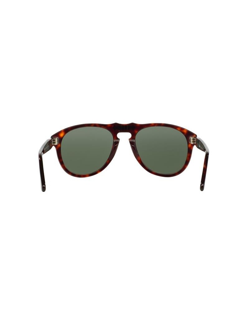 Okulary przeciwsłoneczne Persol PO 0649 54 24/31 Brązowe Męskie Aviator