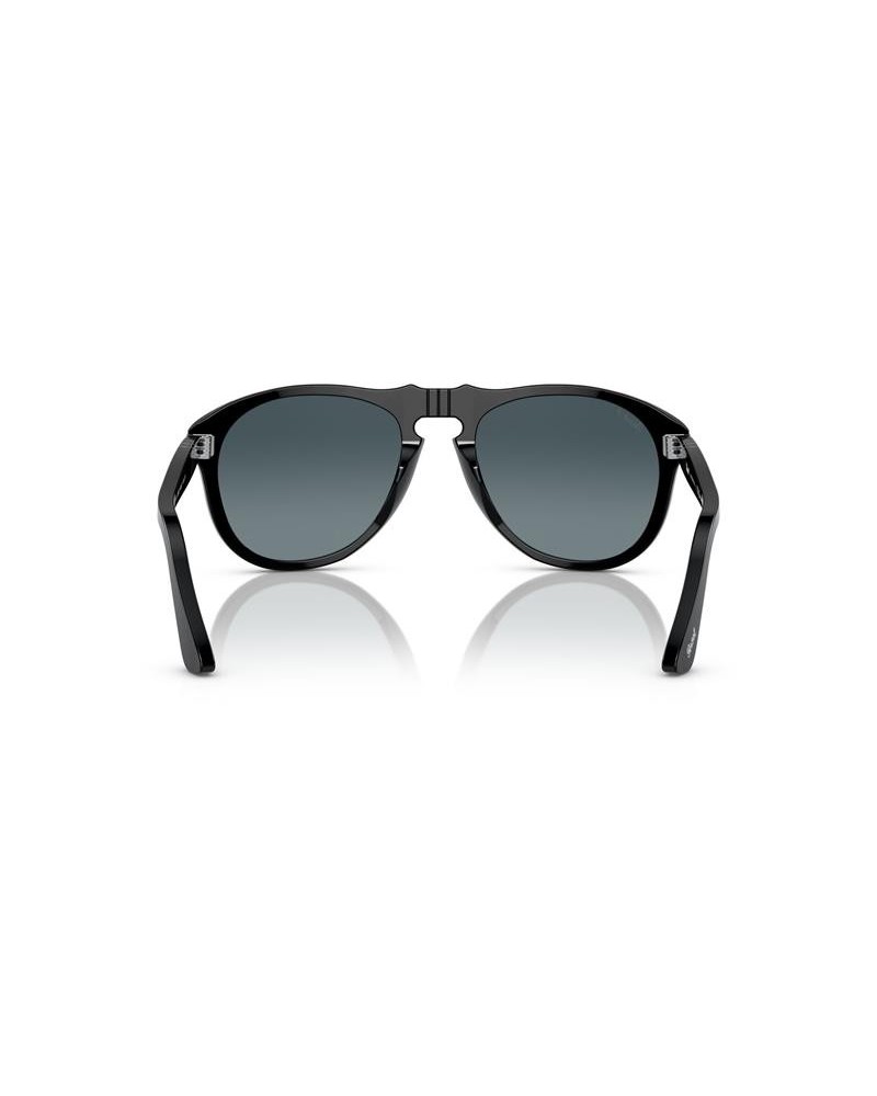 Okulary przeciwsłoneczne Persol PO 0649 56 95/S3 Czarne Męskie Aviator