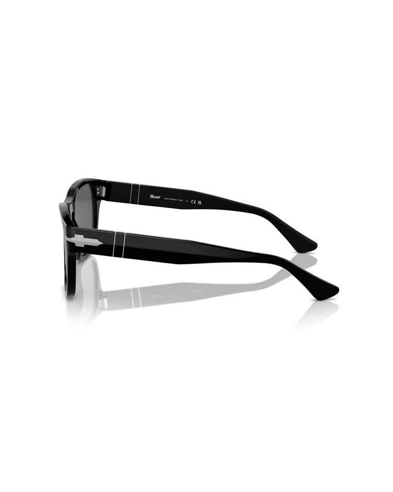 Okulary przeciwsłoneczne Persol PO 3341S 58 95/B1 Czarne Unisex Prostokątne
