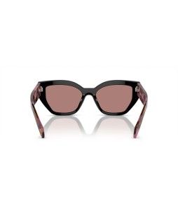 Okulary przeciwsłoneczne Prada PR A09S 53 12O10D Czarne Damskie Motylki