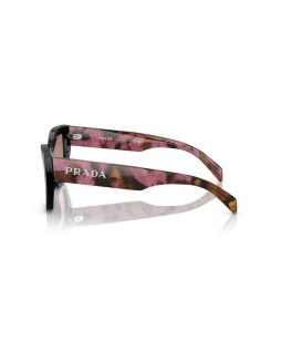 Okulary przeciwsłoneczne Prada PR A09S 53 12O10D Czarne Damskie Motylki