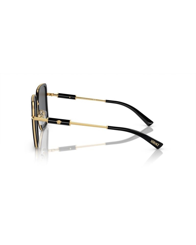 Okulary przeciwsłoneczne Versace VE 2261 56 100287 Czarne Damskie Prostokątne