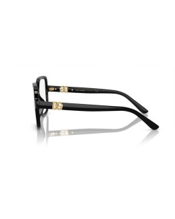 Okulary korekcyjne Dolce & Gabbana DG 5105U 55 501 Czarne Damskie Prostokątne