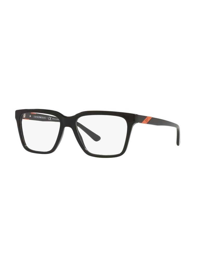 Okulary korekcyjne Emporio Armani EA 3194 56 5875 Czarne Męskie Prostokątne