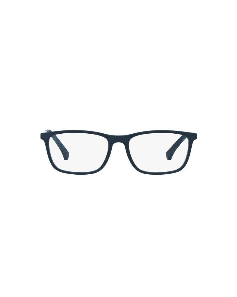 Okulary korekcyjne Emporio Armani EA 3069 55 5474 Niebieskie Męskie Prostokątne