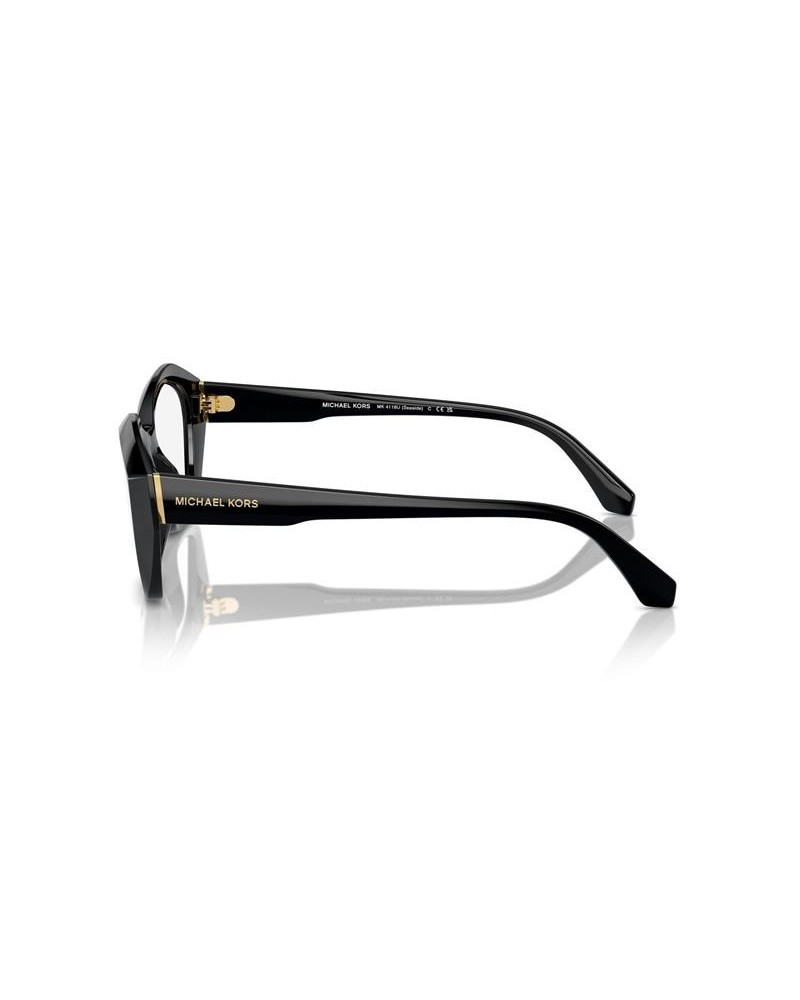 Okulary korekcyjne Michael Kors MK 4116U 53 3005 Czarne Damskie Geometryczne