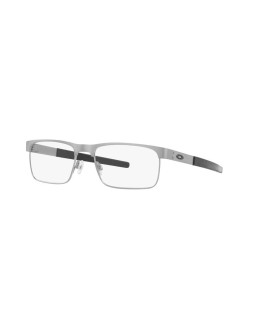 Okulary korekcyjne Oakley OX 5153 56 515303 Srebrne Męskie Prostokątne