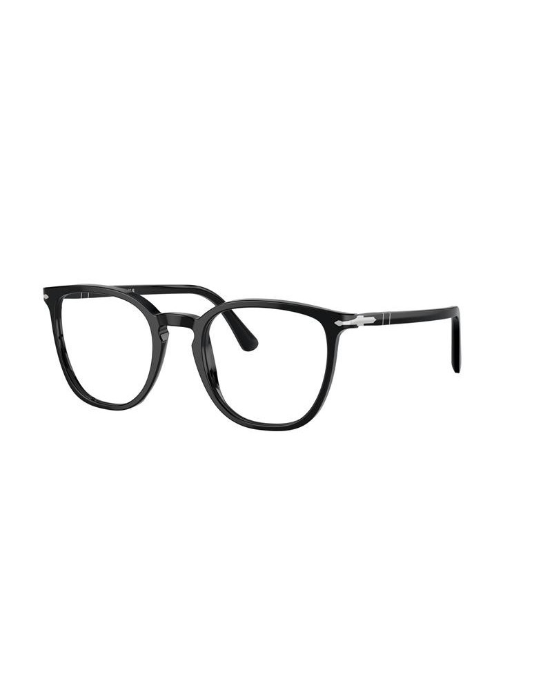 Okulary korekcyjne Persol PO 3338V 52 95 Czarne Unisex Owalne