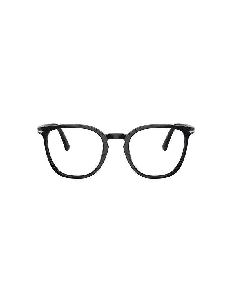 Okulary korekcyjne Persol PO 3338V 52 95 Czarne Unisex Owalne