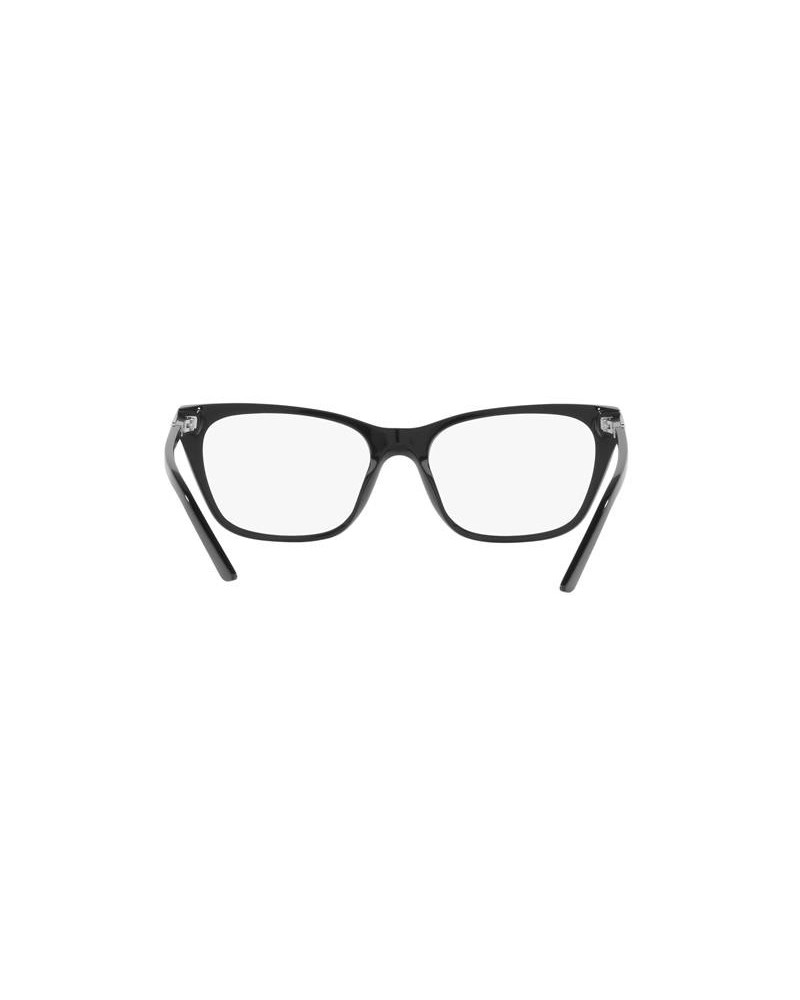 Okulary korekcyjne Prada PR 05YV 53 1AB1O1 Czarne Damskie Motylki