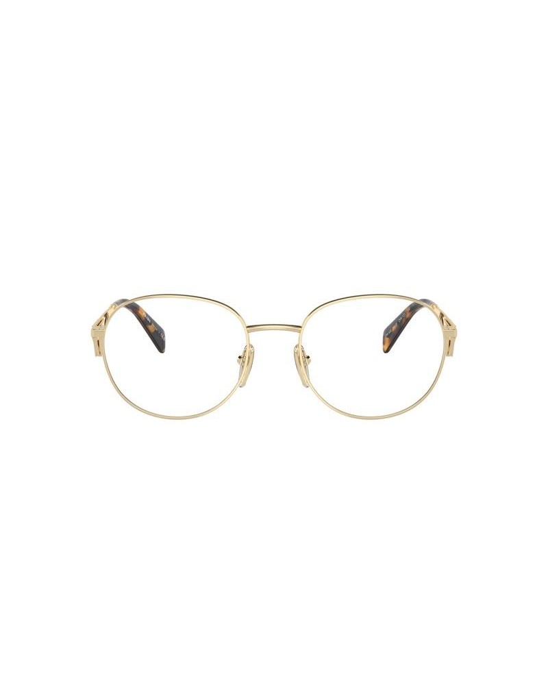 Okulary korekcyjne Prada PR A50V 54 ZVN1O1 Złoty Damskie Owalne