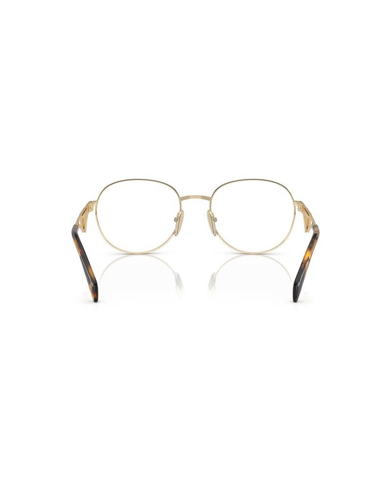 Okulary korekcyjne Prada PR A50V 54 ZVN1O1 Złoty Damskie Owalne