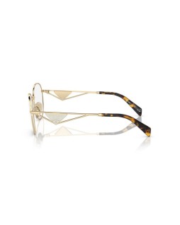 Okulary korekcyjne Prada PR A50V 54 ZVN1O1 Złoty Damskie Owalne