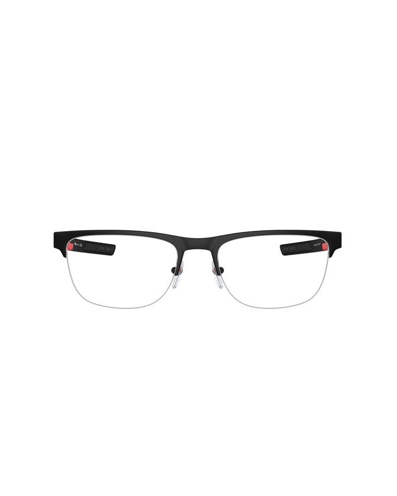 Okulary korekcyjne Prada PS 51QV 57 1BO1O1 Czarne Męskie Geometryczne
