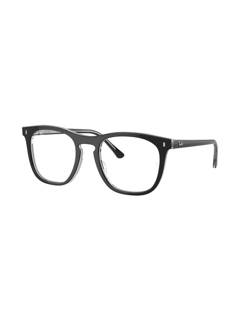 Okulary korekcyjne Ray-Ban RX 2210V 53 8367 Czarne Unisex Prostokątne