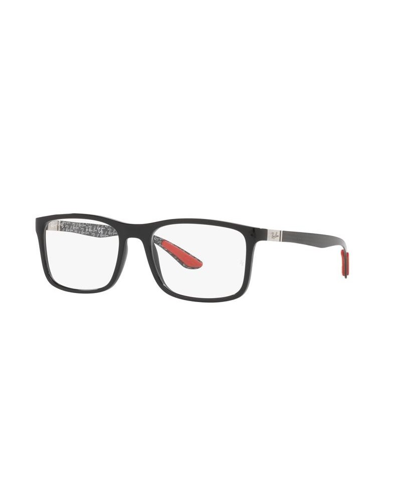 Okulary korekcyjne Ray-Ban RX 8908 55 2000 Czarne Unisex Prostokątne