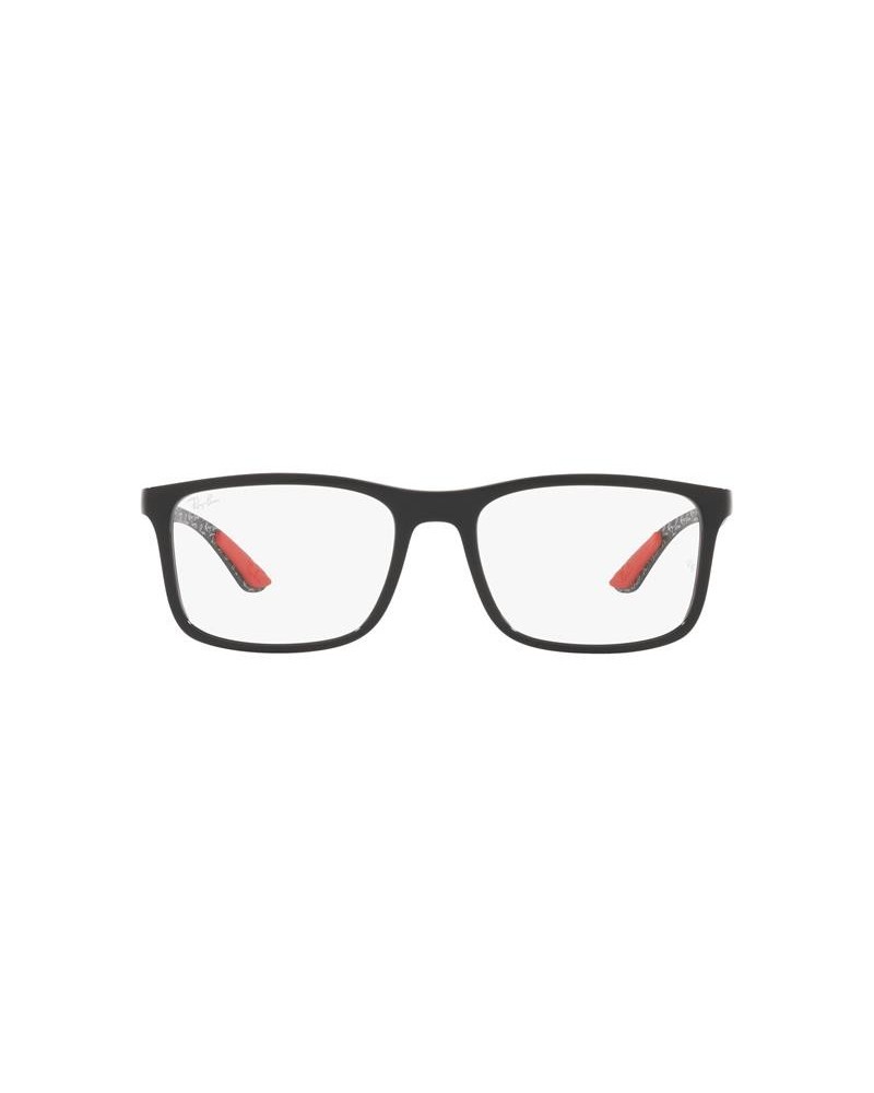 Okulary korekcyjne Ray-Ban RX 8908 55 2000 Czarne Unisex Prostokątne