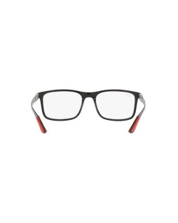 Okulary korekcyjne Ray-Ban RX 8908 55 2000 Czarne Unisex Prostokątne