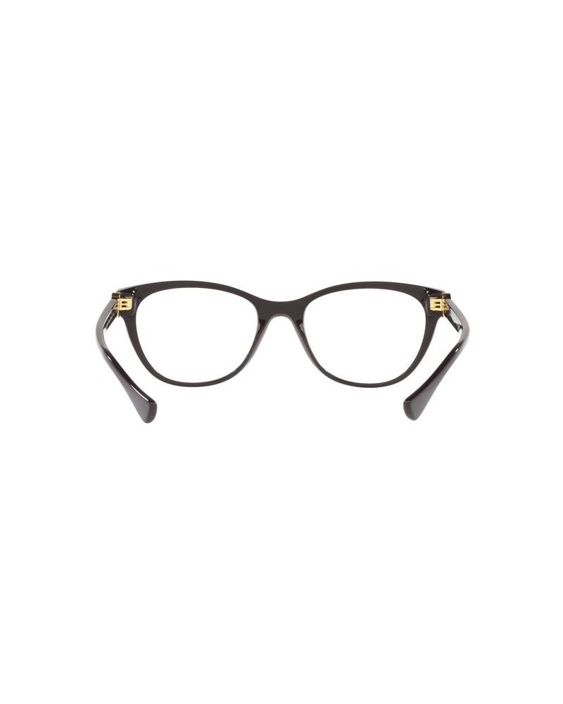 Okulary korekcyjne Versace VE 3330 53 5386 Czarne Damskie Kocie