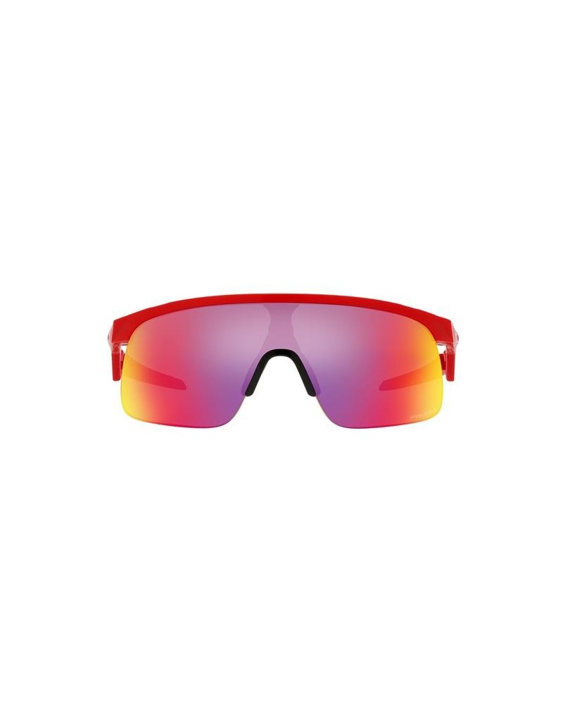 Okulary przeciwsłoneczne Oakley OJ 9010 23 901002 RESISTOR Czerwone Męskie Prostokątne