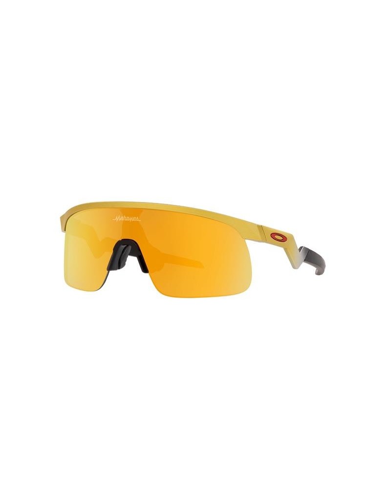Okulary przeciwsłoneczne Oakley OJ 9010 23 901008 RESISTOR Złoty Męskie Prostokątne