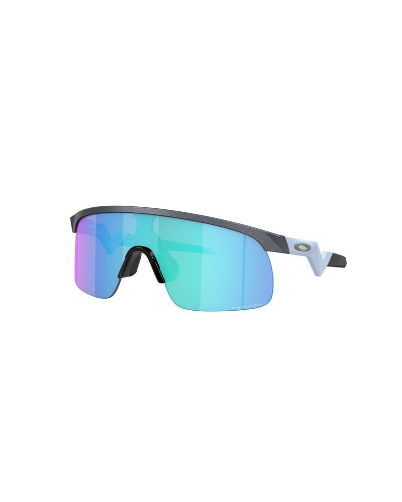 Okulary przeciwsłoneczne Oakley OJ 9010 23 901016 RESISTOR Niebieskie Męskie Prostokątne