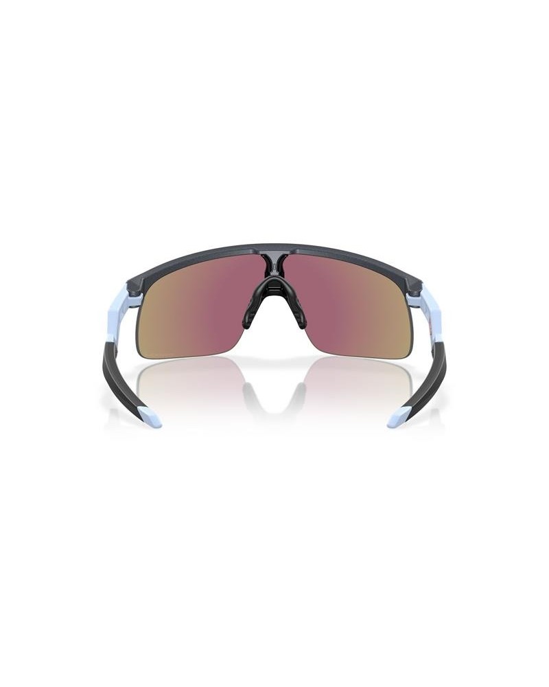 Okulary przeciwsłoneczne Oakley OJ 9010 23 901016 RESISTOR Niebieskie Męskie Prostokątne