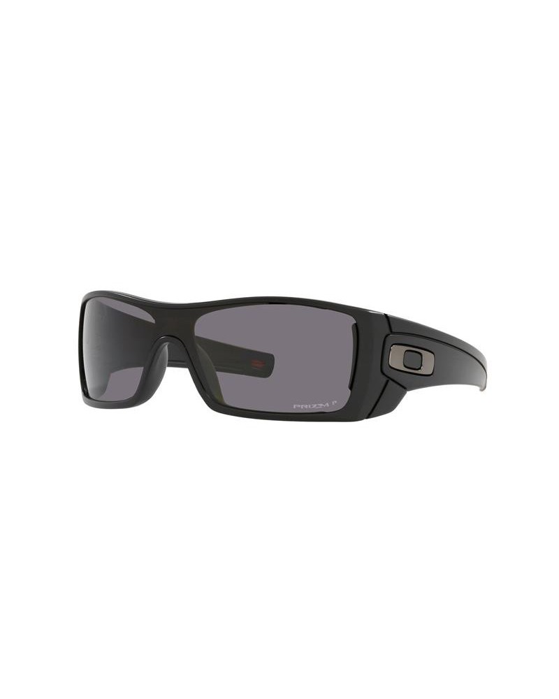 Okulary przeciwsłoneczne Oakley OO 9101 27 910168 BATWOLF Czarne Męskie Prostokątne
