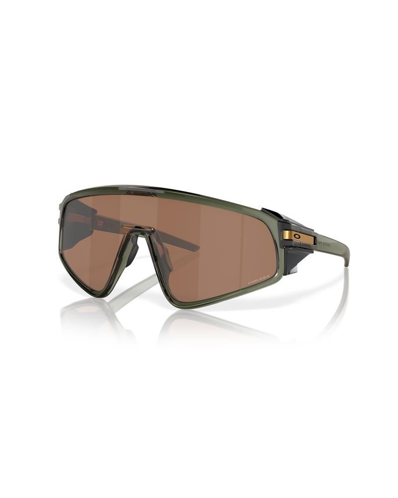 Okulary przeciwsłoneczne Oakley OO 9404 35 940403 LATCH PANEL Zielone Unisex Prostokątne