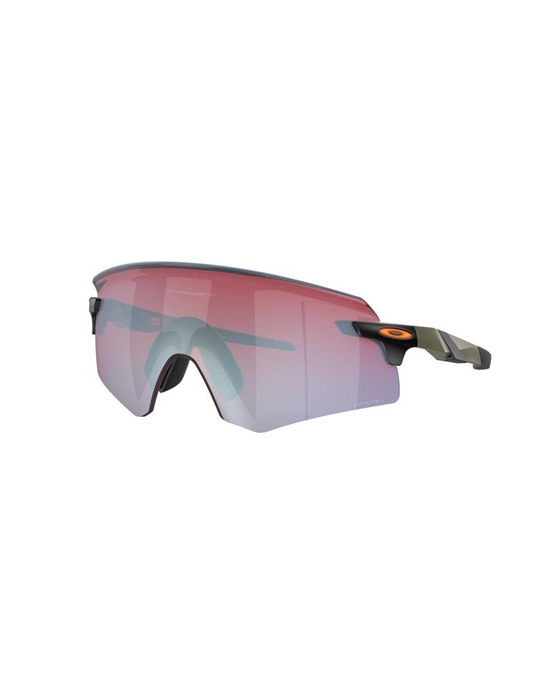 Okulary przeciwsłoneczne Oakley OO 9471 36 947123 Zielone Męskie Prostokątne