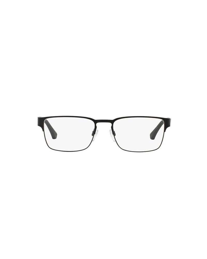Okulary korekcyjne Emporio Armani EA 1027 55 3001 Czarne Męskie Prostokątne