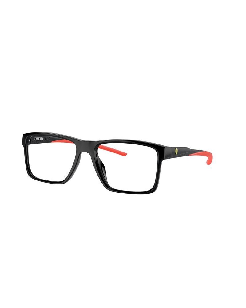 Okulary korekcyjne Scuderia Ferrari FZ 8007U 54 501 Czarne Męskie Prostokątne