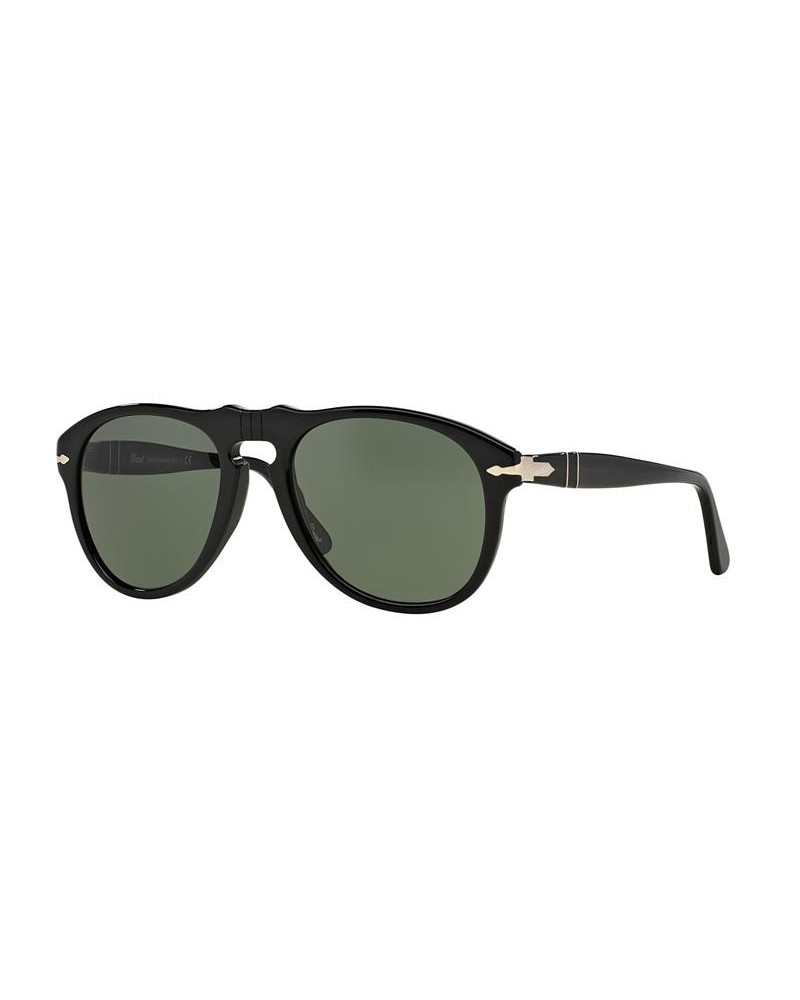 Okulary przeciwsłoneczne Persol PO 0649 56 95/31 Czarne Męskie Aviator