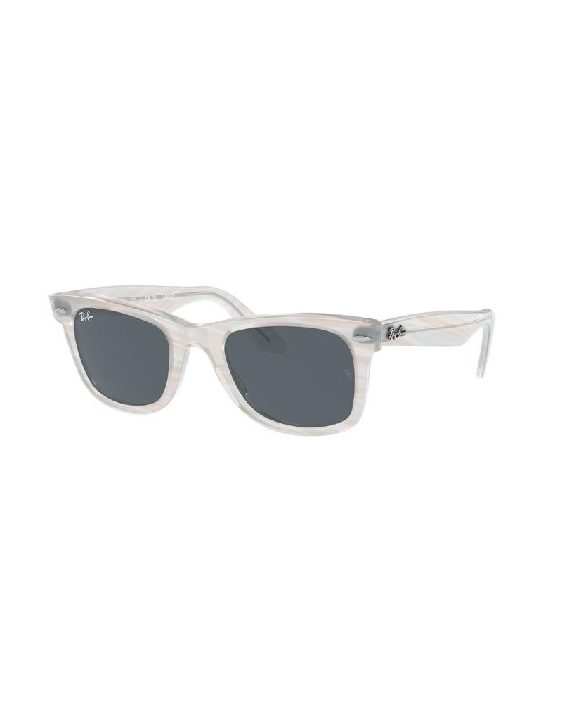 Okulary przeciwsłoneczne Ray-Ban RB 2140 50 1407R5 WAYFARER Transitions® Niebieskie Unisex Prostokątne