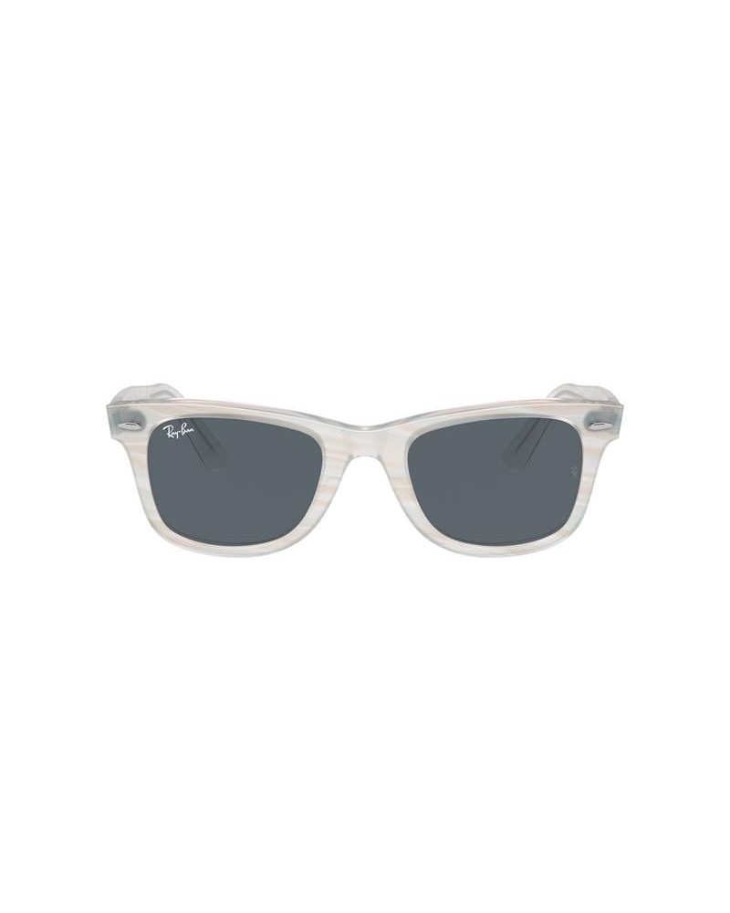 Okulary przeciwsłoneczne Ray-Ban RB 2140 50 1407R5 WAYFARER Transitions® Niebieskie Unisex Prostokątne