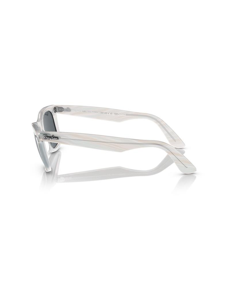 Okulary przeciwsłoneczne Ray-Ban RB 2140 50 1407R5 WAYFARER Transitions® Niebieskie Unisex Prostokątne