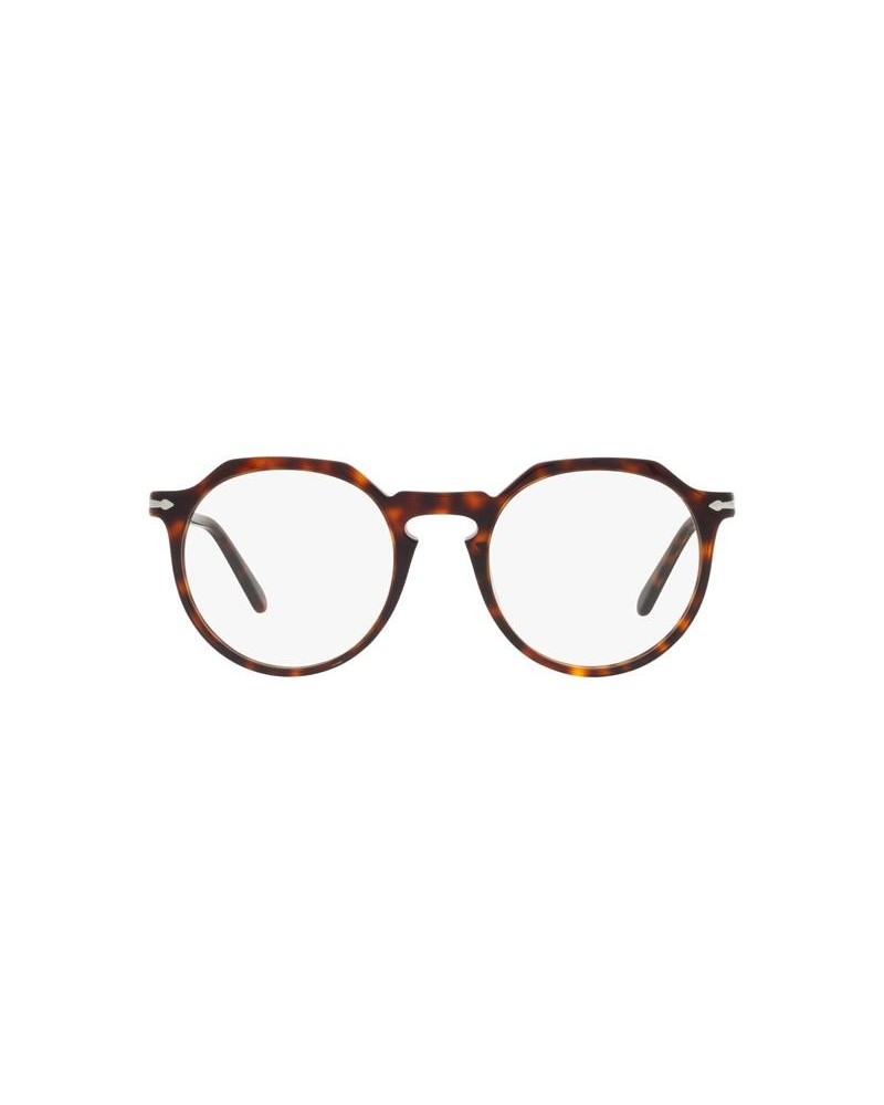 Okulary przeciwsłoneczne Persol PO 3281S 52 24/GG Transitions® Brązowe Unisex Owalne
