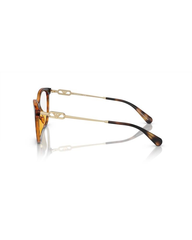 Okulary przeciwsłoneczne Emporio Armani EA 4213U 53 50261W Wielokolorowe Damskie Kocie