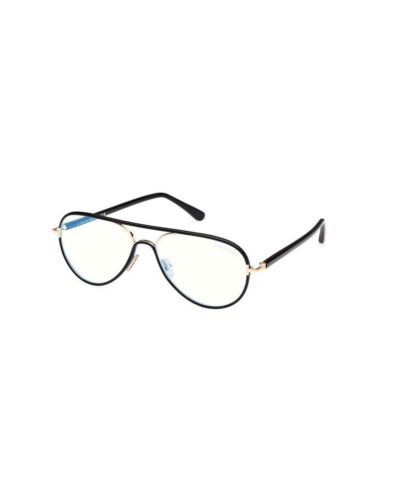 Okulary korekcyjne Tom Ford FT 5897-B 57 001 Czarne Męskie Aviator