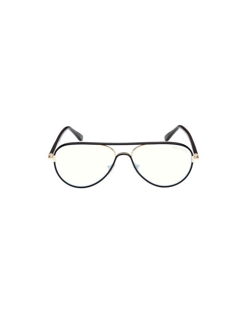 Okulary korekcyjne Tom Ford FT 5897-B 57 001 Czarne Męskie Aviator