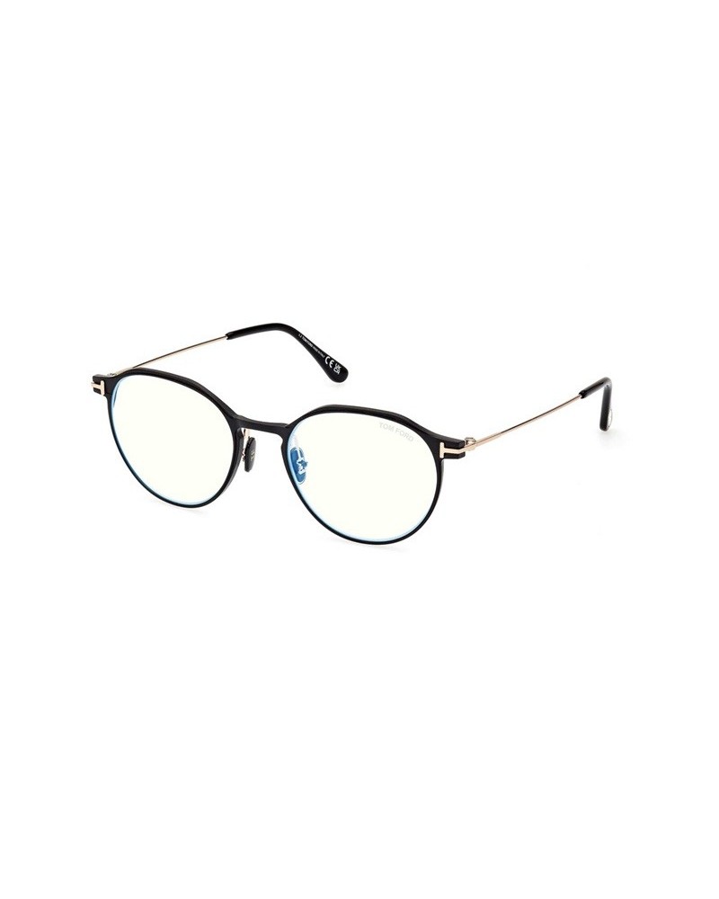 Okulary korekcyjne Tom Ford FT 5866-B 52 002 Czarne Unisex Owalne