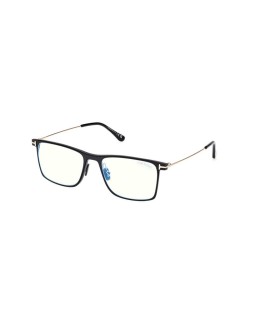 Okulary korekcyjne Tom Ford FT 5865-B 55 002 Czarne Unisex Prostokątne
