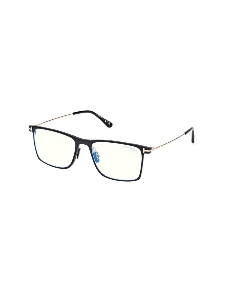 Okulary korekcyjne Tom Ford FT 5865-B 55 002 Czarne Unisex Prostokątne