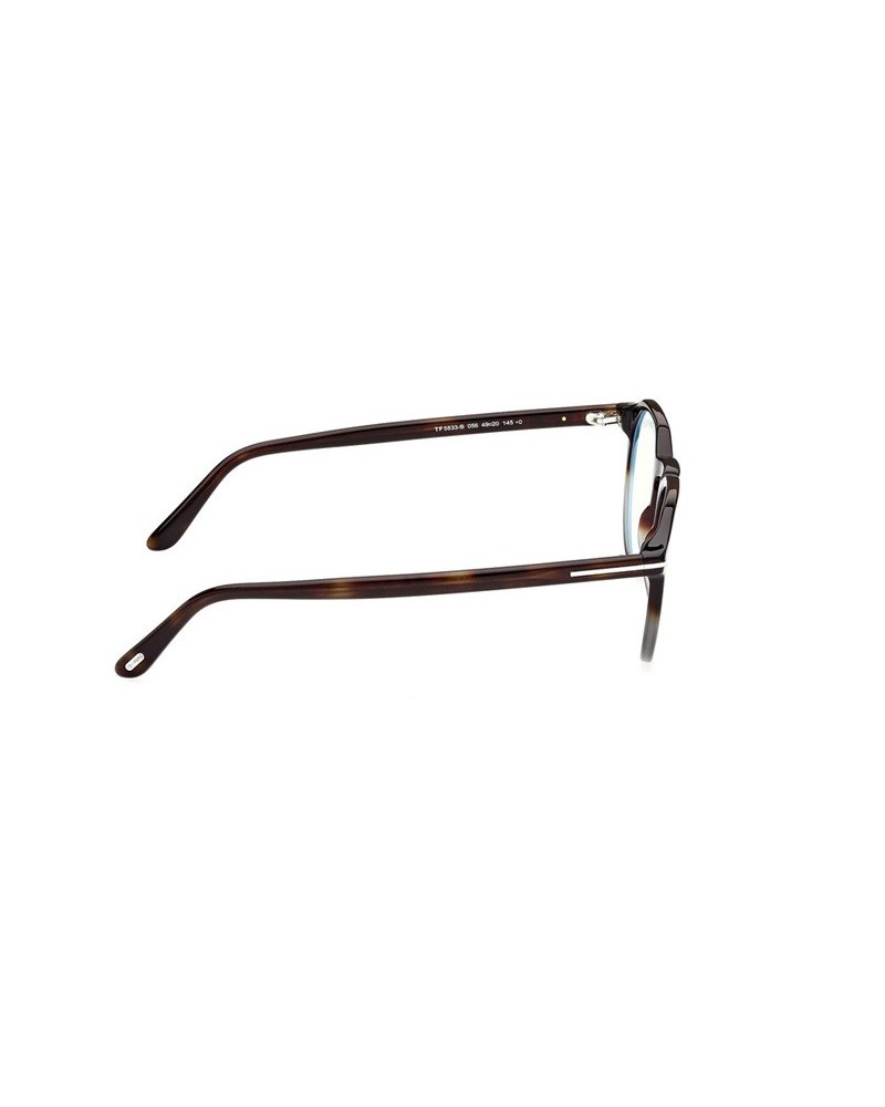Okulary korekcyjne Tom Ford FT 5833-B 49 056 Brązowe Unisex Owalne