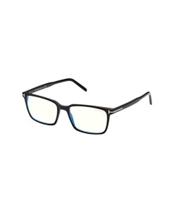 Okulary korekcyjne Tom Ford FT 5802-B 55 001 Czarne Unisex Prostokątne