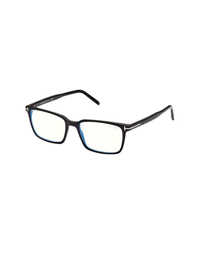 Okulary korekcyjne Tom Ford FT 5802-B 55 001 Czarne Unisex Prostokątne