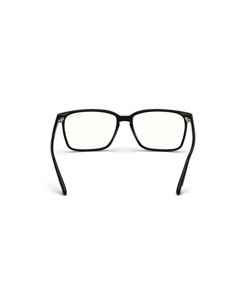 Okulary korekcyjne Tom Ford FT 5696-B 54 001 Czarne Unisex Prostokątne