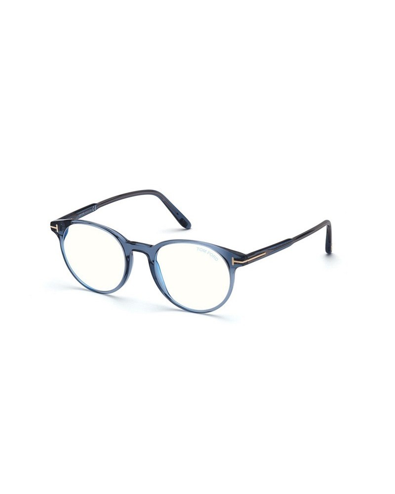 Okulary korekcyjne Tom Ford FT 5695-B 49 090 Niebieskie Unisex Owalne