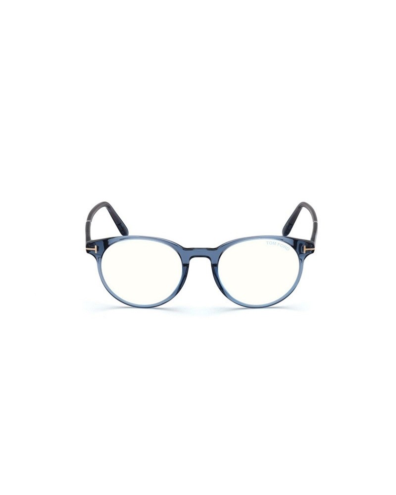 Okulary korekcyjne Tom Ford FT 5695-B 49 090 Niebieskie Unisex Owalne