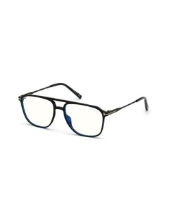 Okulary korekcyjne Tom Ford FT 5665-B 54 001 Czarne Unisex Aviator